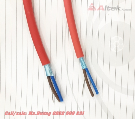 Cáp Chống Cháy chống nhiễu phôi nhôm 2 x 2.5 + E
