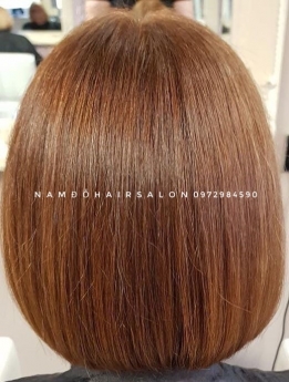 Nhuộm Màu Nâu Rêu Địa Chỉ Cắt Nhuộm Đẹp Giá Rẻ Hoài Đức - Nam Đỗ Hair Salon