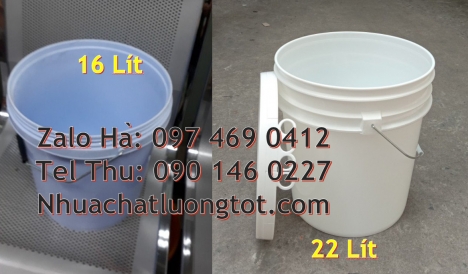 Thùng nhựa 20 lít, thùng đựng hóa chất 22 lít, Nơi bán Vỏ thùng 10 lít, Vỏ thùng nhựa 18 lít,