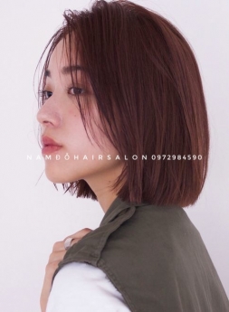 Nhuộm Màu Tím Đỏ Địa Chỉ Cắt Nhuộm Màu Uy Tín Giá Rẻ Hoài Đức - Nam Đỗ Hair Salon