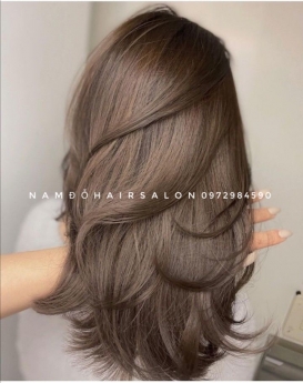 Nhuộm Màu Nâu Khói Địa Chỉ Cắt Nhuộm Đẹp Uy Tín Giá Rẻ Hoài Đức - Nam Đỗ Hair Salon
