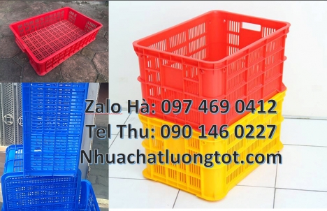 sóng nhựa công nghiệp, rổ nhựa, Két bia, thùng nhựa đựng đồ, Giỏ nhựa 5 bánh xe, Sóng nhựa bít 3T9,