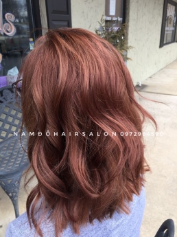 Nhuộm Màu Nâu Rêu Khói Địa Chỉ Cắt Nhuộm Màu Uy Tín Giá Rẻ Hoài Đức - Nam Đỗ Hair Salon