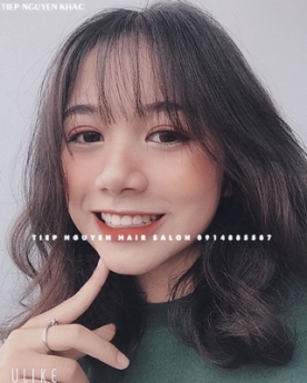 Tóc layer nhẹ nhàng cho nàng mặt tròn. - Tiệp Nguyễn Hair Salon