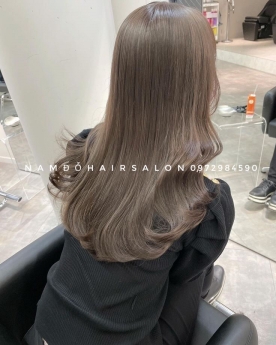 Nhuộm Màu Nâu Khói Địa Chỉ Cắt Nhuộm Đẹp Giá Rẻ Hoài Đức - Nam Đỗ Hair Salon