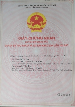 Chính chủ  không qua trung gian cần bán gấp căn chung cư A4 - tầng 6 tại Phường Khai Quang- tp Vĩnh