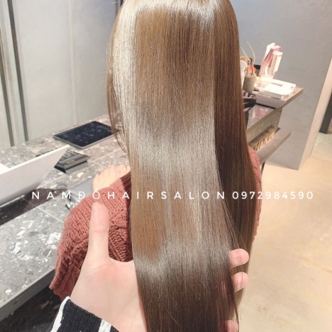 Nhuộm Màu Nâu Trầm Địa Chỉ Cắt Uốn  Uy Tín Giá Rẻ Hoài Đức - Nam Đỗ Hair Salon