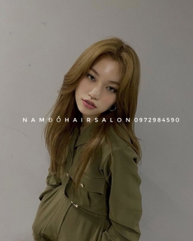 Nhuộm Màu Tím Đỏ Địa Chỉ Nhuộm Màu Uy Tín Giá Rẻ Hoài Đức - Nam Đỗ Hair Salon