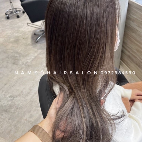 Nhuộm Màu Nâu Khói Địa Chỉ Nhuộm Màu Uy Tín Giá Rẻ Hoài Đức - Nam Đỗ Hair Salon