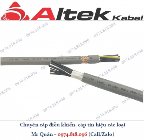 Cáp điều khiển CT-500, SH-500 Altek Kabel