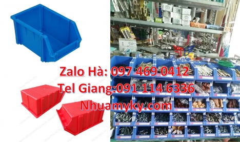 Khay đựng linh kiện A5, kệ duy tân cỡ trung Khay nhựa, kệ đựng đinh tán, kệ ốc vít, hộp nhựa, thù