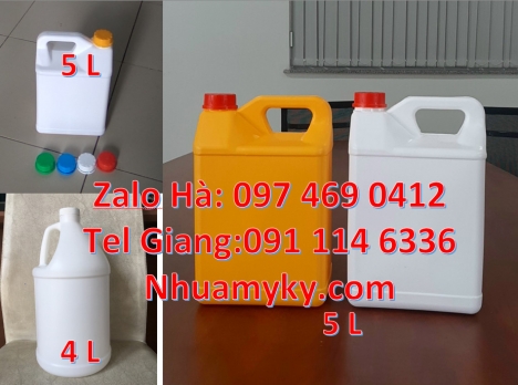 Can nhựa 2l đựng phân bón. Sỉ lẻ can loại nhỏ, Can 20 lít đựng hóa chất, can 25l giá rẻ, can nhựa, c