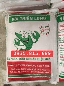 Vôi thiên long khoáng sản xanh chất lượng tốt.