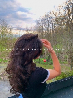 Uốn Cụp Tóc Dài Địa Chỉ Salon Uy Tín Giá Rẻ Hoài Đức -Nam Đỗ Hair Salon