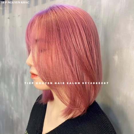 Xoăn bung layer, xoăn sóng nước, xoăn sóng lơi ngang vai. - Tiệp Nguyễn Hair Salon