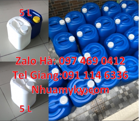 Can nhựa 2l đựng phân bón. Sỉ lẻ can loại nhỏ, Can 20 lít đựng hóa chất, can 25l giá rẻ, can nhựa, c