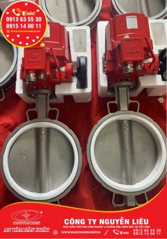 Van bướm inox điều khiển điện
