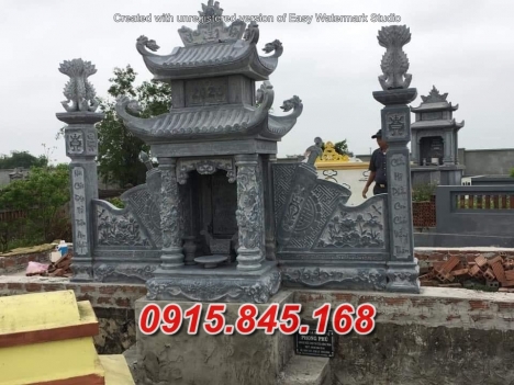 22 Mẫu miếu thờ đá đẹp – am thờ lăng mộ