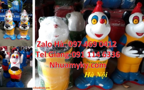 Giá bán thùng rác thú, Thùng rác hình con voi. Thùng rác chim cánh cụt. Thùng rác chuột mickey. Thùn