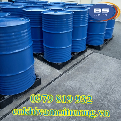 Phuy Sắt 220L Nắp Kín