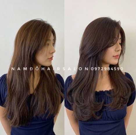 Uốn Cụp Tóc Dài Địa Chỉ Salon Cắt Uốn Đẹp Uy Tín Giá Rẻ Hoài Đức - Nam Đỗ Hair Salon