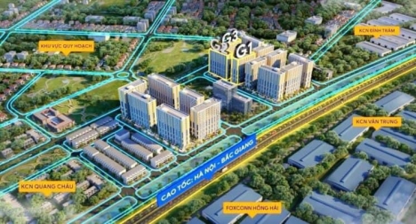 Chung Cư Giá Rẻ Nhất Tỉnh Bắc Giang, Tọa Lạc Tại Trung Tâm Cụm 4 KCN - Quang Châu, Đình Trám, Vân