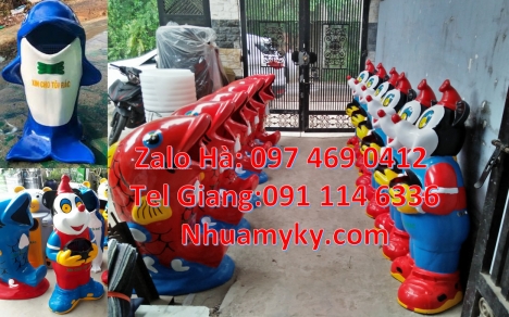 Giá bán thùng rác thú, Thùng rác hình con voi. Thùng rác chim cánh cụt. Thùng rác chuột mickey. Thùn