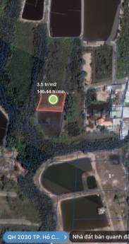 Bán 1000m2 đất nông nghiệp, Đường Nguyễn Văn Tạo, Hiệp Phước, Nhà Bè.