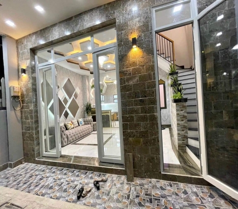 Nhà TT Quận 6 - Nở hậu 54m2 - Ngang khủng - Thiết kế hiện đại 4PN - Hoàn công đủ - Đường Hậu Giang