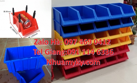 Khay đựng linh kiện A5, kệ duy tân cỡ trung Khay nhựa, kệ đựng đinh tán, kệ ốc vít, hộp nhựa, thù