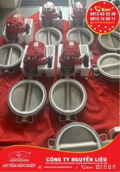 Van bướm inox điều khiển điện