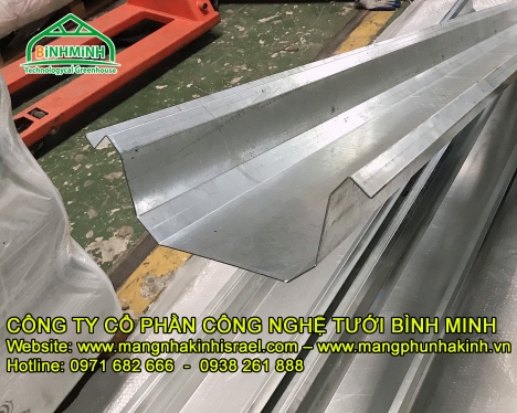 Giá bán máng xối nhà màng,báo giá máng xối nhà kính,máng xối nhà kính thông minh