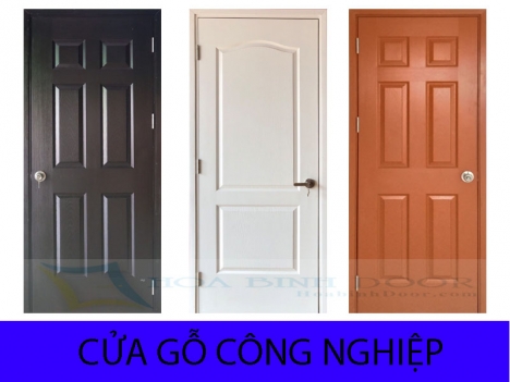 Cấu tạo cửa gỗ HDF Sơn - Cửa phòng ngủ giá rẻ