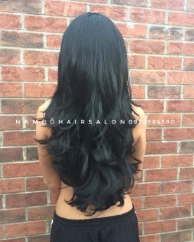 Uốn Cụp Tóc Dài Địa Chỉ Làm Tóc Uy Tín Giá Rẻ Hoài Đức - Nam Đỗ Hair Salon