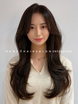 Uốn Cụp Tóc Dài Địa Chỉ Làm Phồng Đẹp Giá Rẻ Hoài Đức - Nam Đỗ Hair Salon