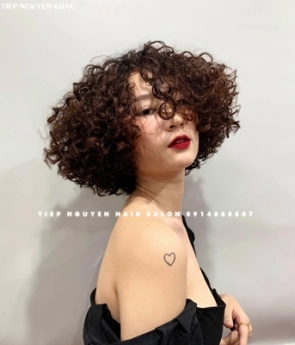 Tóc xoăn sóng lơi mái bay, học nghề tóc. - Tiệp Nguyễn. Hair Salon