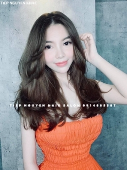 Xoăn bung layer, xoăn bung tầng layer. - Tiệp Nguyễn. Hair Salon