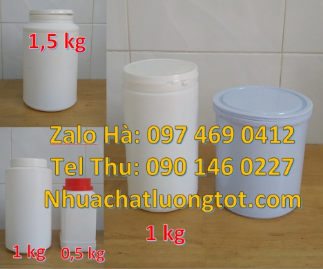hũ 250 gram đựng xí muội, bán sỉ hũ nhựa 250 gr, hũ nhựa 100 g đựng kem chống nắng hũ 200g đựng sốt