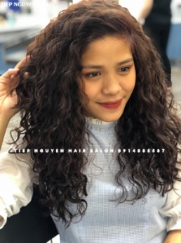 Xoăn sóng lơi, học nghề tóc. - Tiệp Nguyễn. Hair Salon