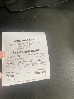 Máy Tính Tiền cho Cửa Hàng Thực Phẩm Sạch