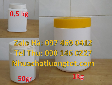 hũ 250 gram đựng xí muội, bán sỉ hũ nhựa 250 gr, hũ nhựa 100 g đựng kem chống nắng hũ 200g đựng sốt