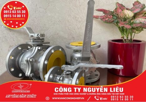 Van bi inox lắp bích