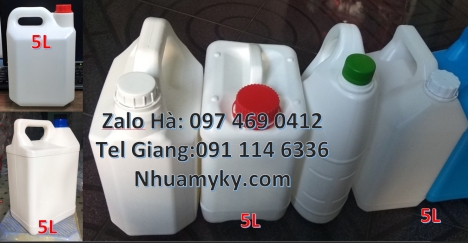 Can 20 lít đựng hóa chất, can 25l giá rẻ, can nhựa, can hdpe, Can 1 lít đựng thuốc sâu, can 1l hdpe