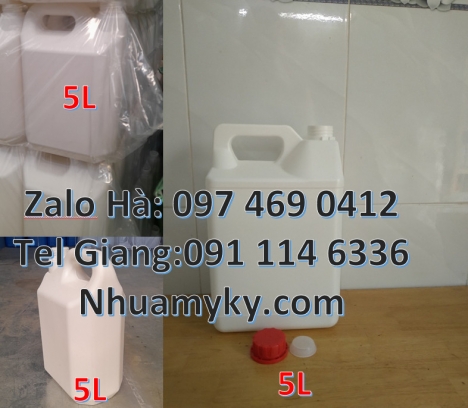 Can 20 lít đựng hóa chất, can 25l giá rẻ, can nhựa, can hdpe, Can 1 lít đựng thuốc sâu, can 1l hdpe