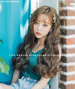Xoăn sóng lơi nhẹ nhàng style thời trang, học nghề tóc. - Tiệp Nguyễn. Hair Salon