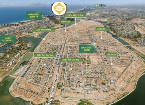 Chính chủ bán đât khu Đầm Sen - Nam Hòa Xuân blog B2.55, B2.56, B2.57