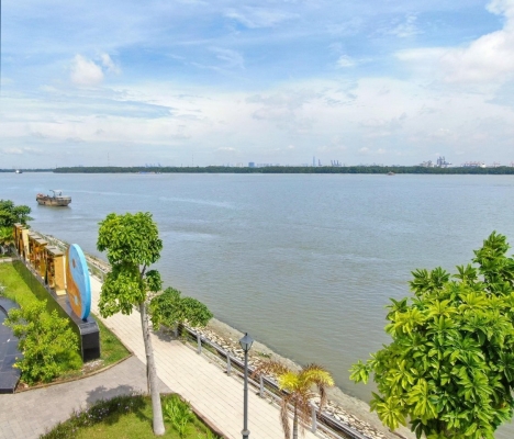 Bán Nhà125m2 Ngang 6 dài 21, View Sông Giáp Quận 9
