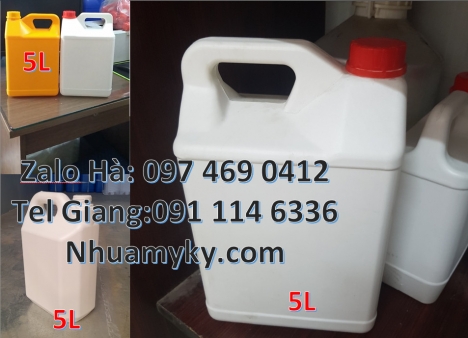 Can 20 lít đựng hóa chất, can 25l giá rẻ, can nhựa, can hdpe, Can 1 lít đựng thuốc sâu, can 1l hdpe