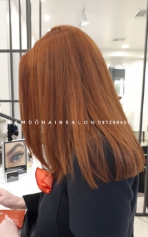 Nhuộm Màu Cam Đồng Địa Chỉ  Đẹp Giá Rẻ Hoài Đức - Nam Đỗ Hair Salon