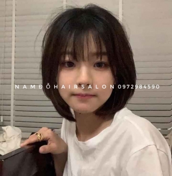 Uốn Cụp Tóc Ngắn Địa Chỉ Salon Làm Đẹp Giá Rẻ Hoài Đức - Nam Đỗ Hair Salon
